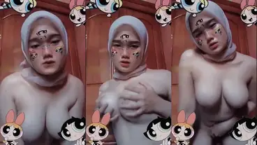 ABG Hijab Indo Susu Diremas Keras Sambil Desah Nafsu poster